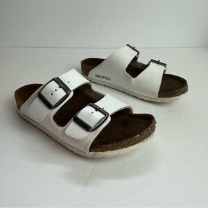 Birkenstock Arizona Sandals Children's size 11 Shoes Adjustable Buckle White